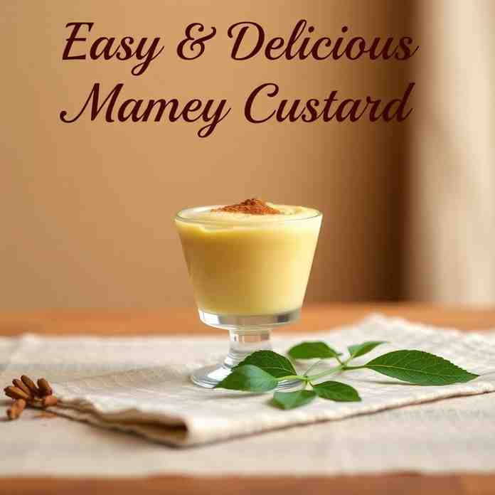 Easy & Delicious Mamey Custard - Healthy, Gluten-Free Recipe